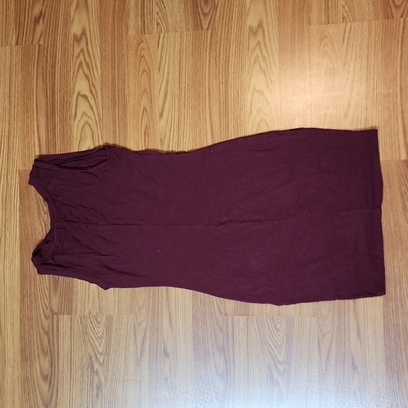 Love&fire burgundy Short cotton dress size SP - Picture 2 of 3